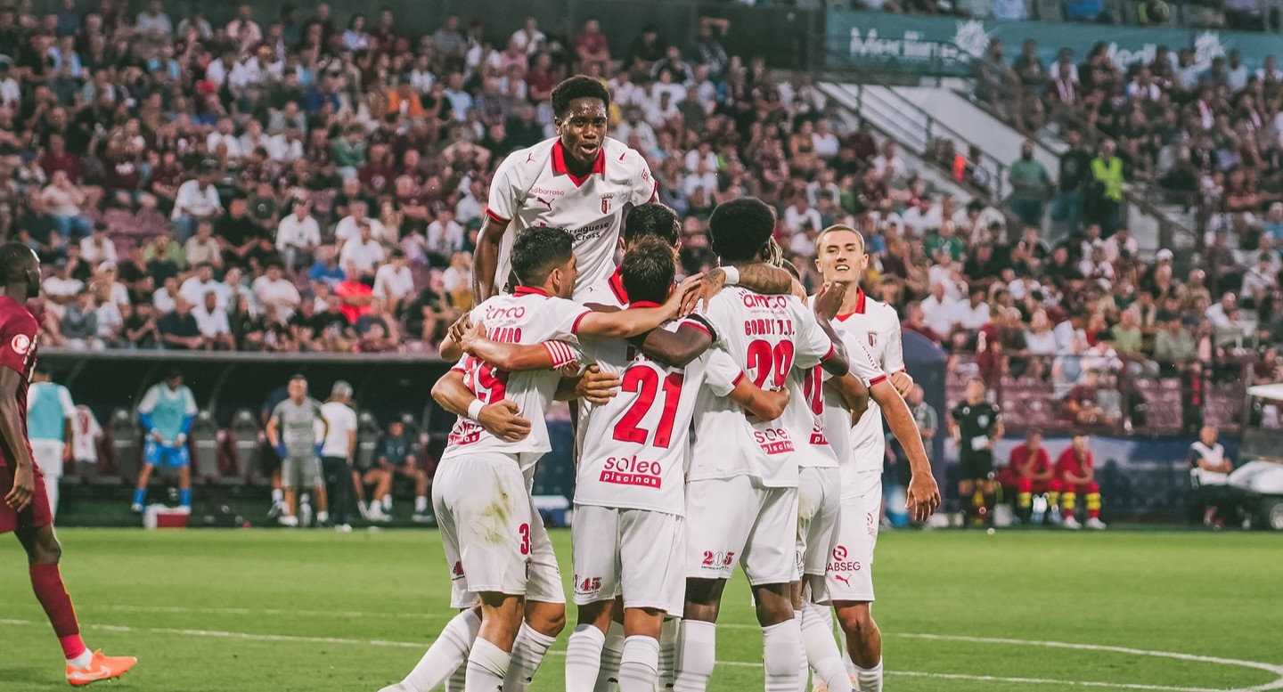 Golurile lui Gorby au adus victoria celor de la Braga la Cluj | Foto: SC Braga Facebook
