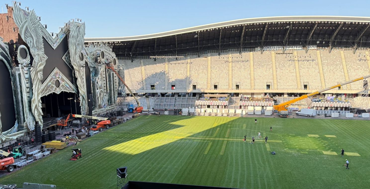 Cluj Arena, la o zi după Untold | Foto: Alin Tișe Facebook