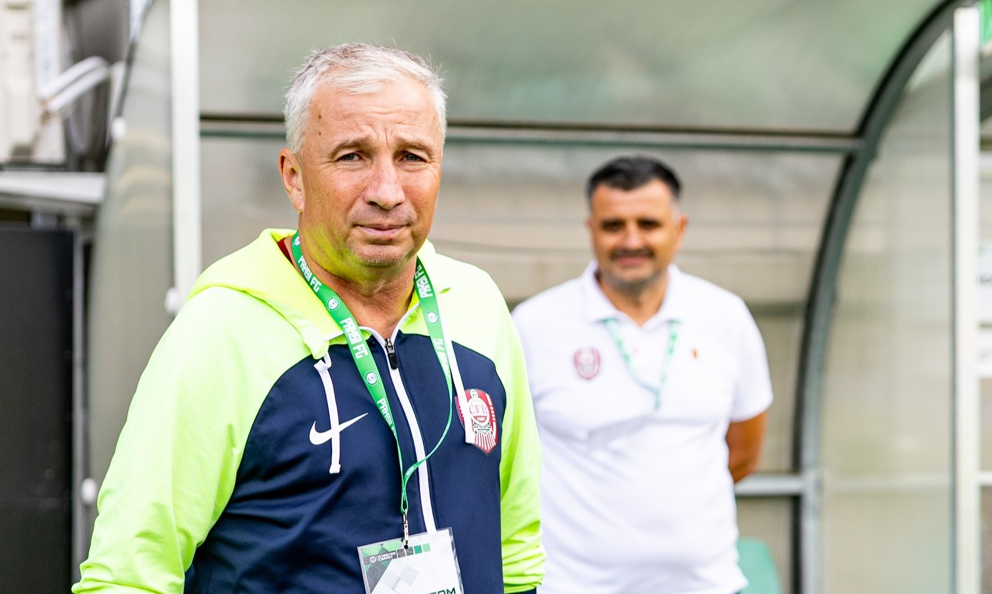 Dan Petrescu a revenit pe banca CFR-ului în mai 2024 | Foto: CFR 1907 Cluj Facebook