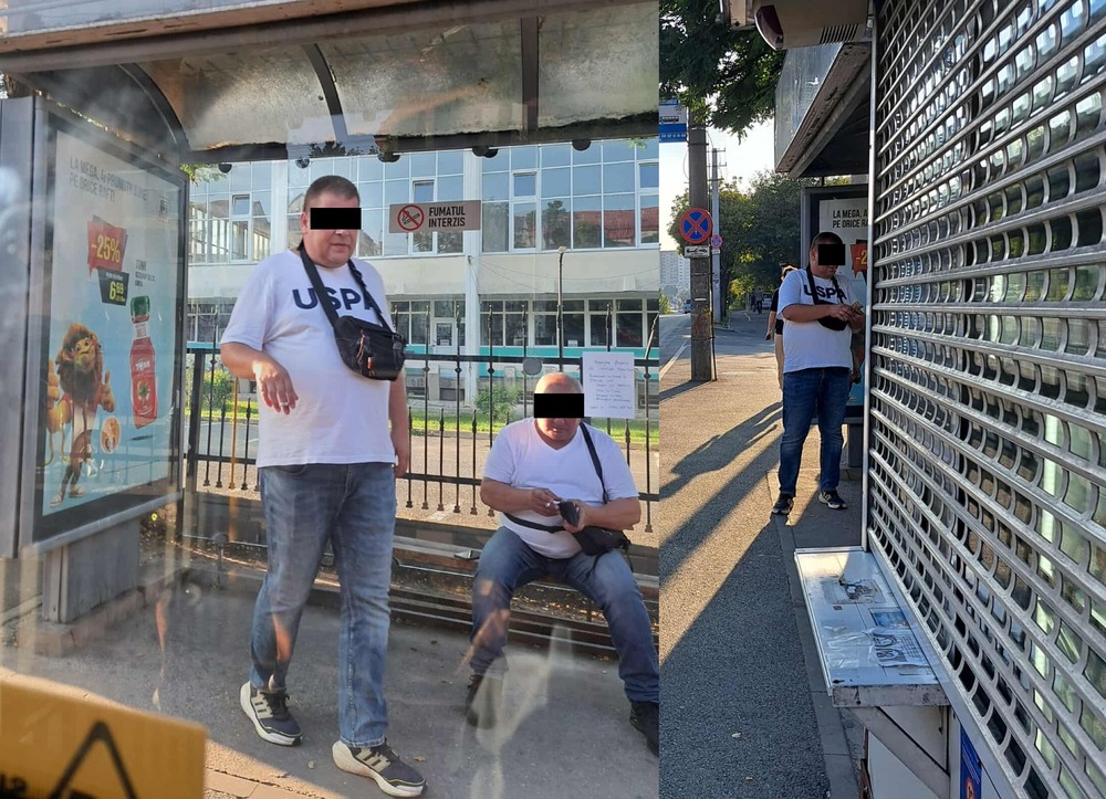 Doi controlori CTP suprinși în timp ce încalcă legea care interzice fumatul în spațiile publice din Cluj-Napoca | Foto: monitorulcj.ro