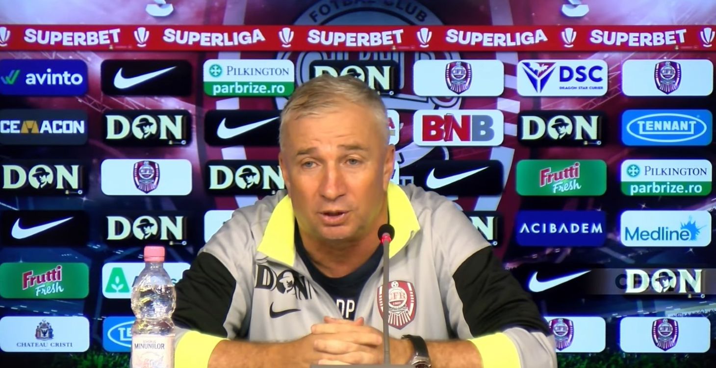 Dan Petrescu va fi suspendat la meciul cu Botoșani | Foto: captură YouTube CFR 1907 Cluj