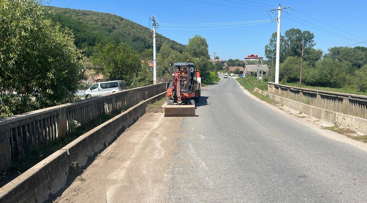 Lucrări de modernizare pe un drum județean important: acces facil spre zona turistică Cheile Turzii|Foto: Consiliul Județean Cluj