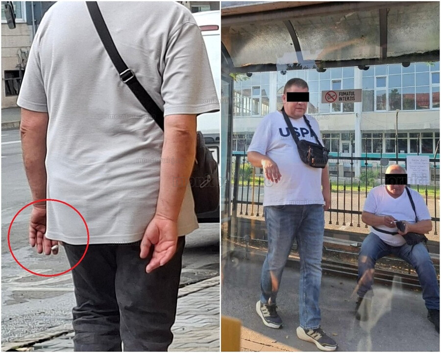 Clujenii nu s-au obișnuit încă cu noile prevederi care interzic fumatul în stațiile de transport și în parcuri |Foto 1 cititor monitorulcj.ro, foto 2 monitorulcj.ro