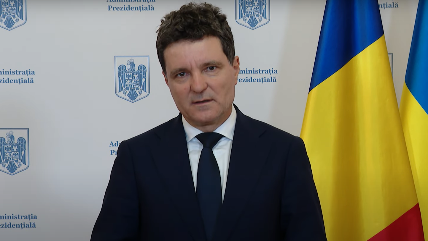 Președintele României, Nicușor Dan, a transmis un mesaj video cu prilejul Zilei Independenței Ucrainei | Foto: captură de ecran- Administrația Prezidențială- YouTube