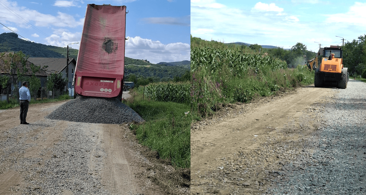 „Minicentura Dejului” va fi asfaltată în totalitate cu peste 1,4 milioane de lei | Foto: Consiliul Județean Cluj