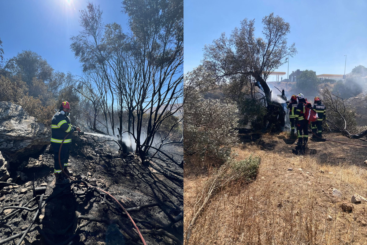 Un pompier clujean a stins un incendiu în Grecia care putea fi dezastruos | Foto: ISU Cluj