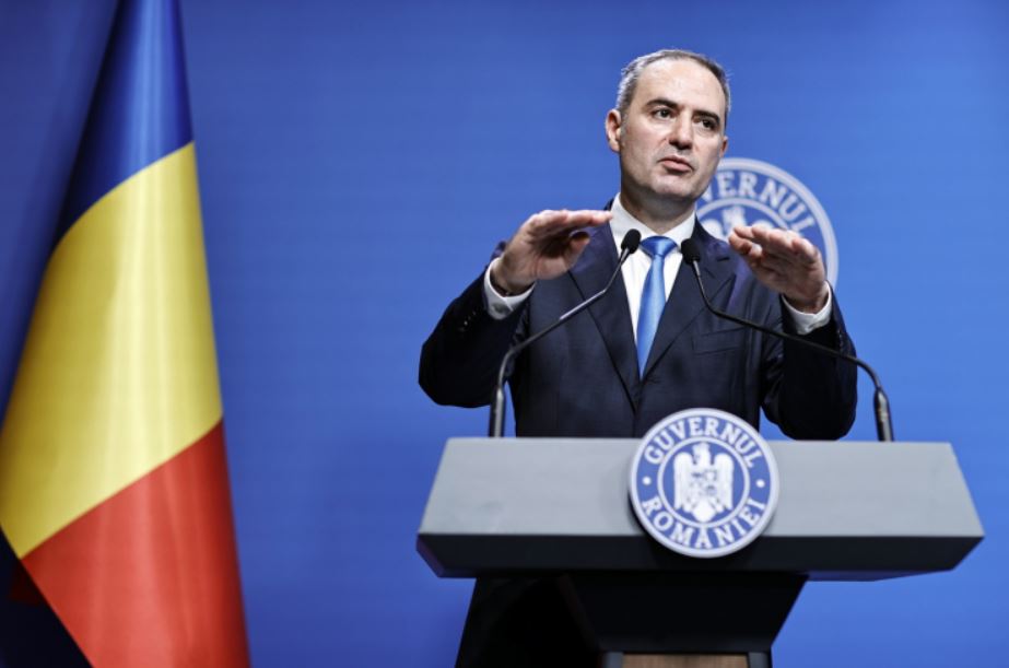 în imagine: Conferință de presă susținută de ministrul Finanțelor, Alexandru Nazare, 13 august 2025|Foto: gov.ro