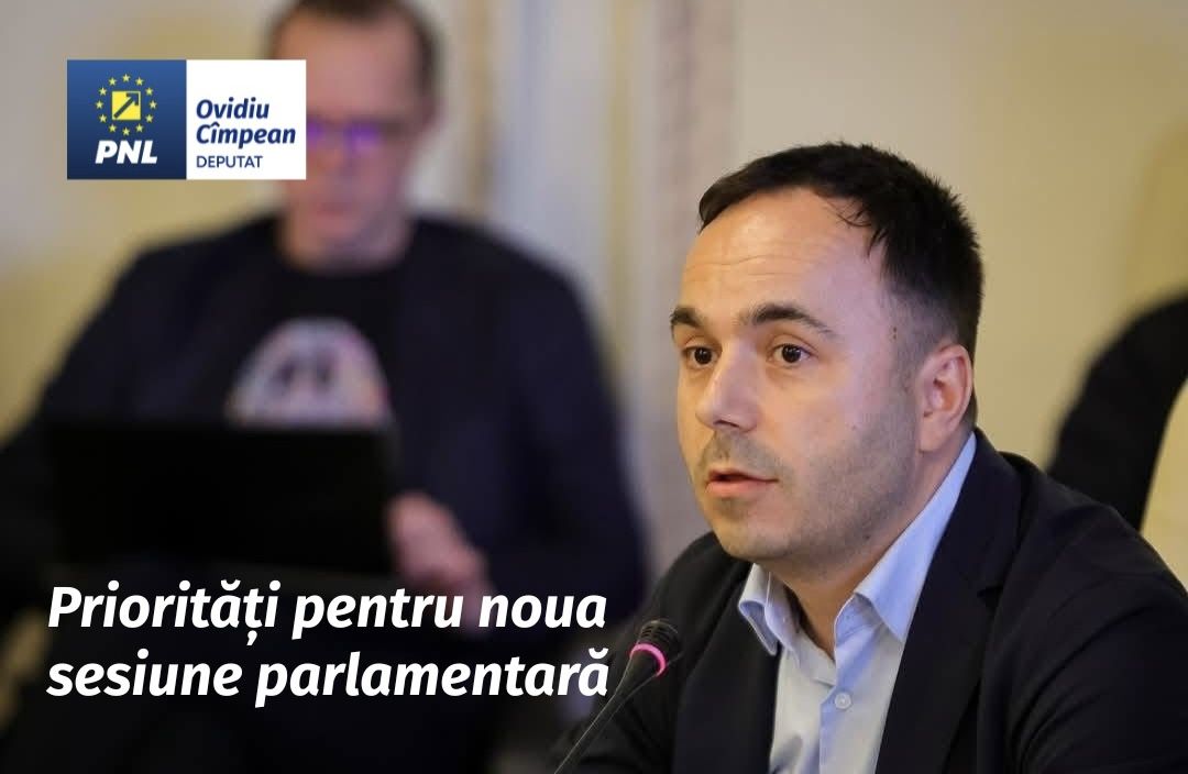 Deputatul clujean Ovidiu Cîmpean (PNL) a transmis câteva dintre prioritățile sale pentru cu ocazia începerii sesiunii parlamentare | Foto: Facebook, Ovidiu Cîmpean
