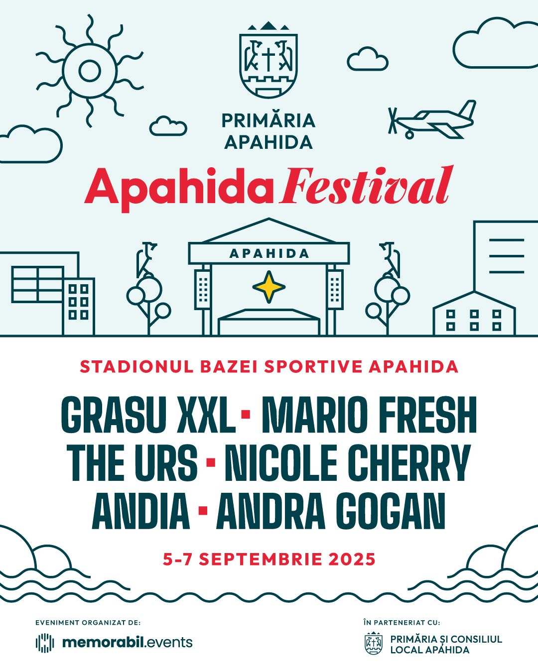 Apahida Festival 2025. Trei zile de concerte și activități pentru toată familia în perioada 5-7 septembrie | Foto: Apahida Festival