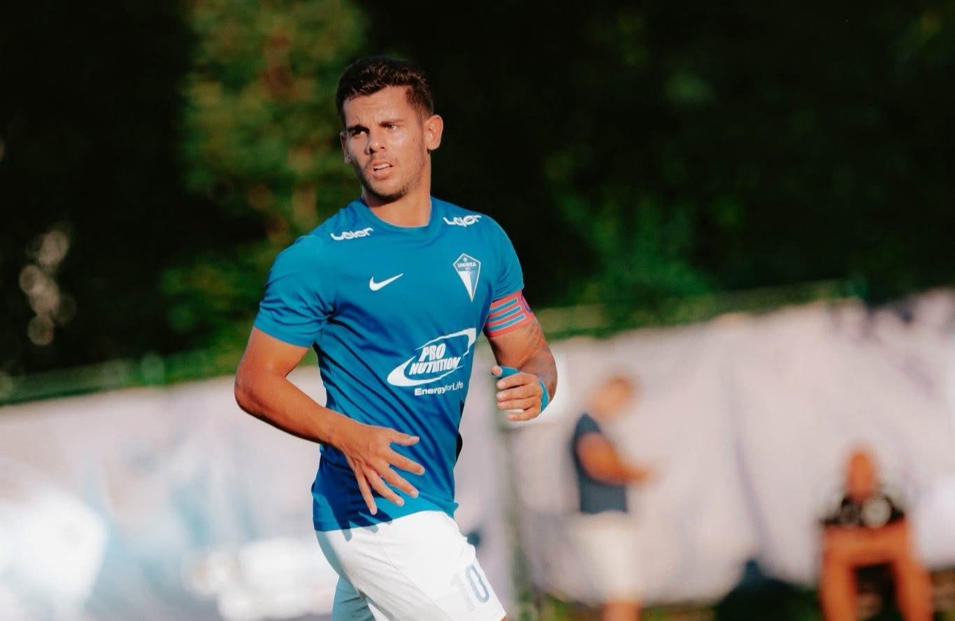 Marius Ciobanu era căpitanul Unirii Dej în acest sezon | Foto: FC Unirea Dej Facebook