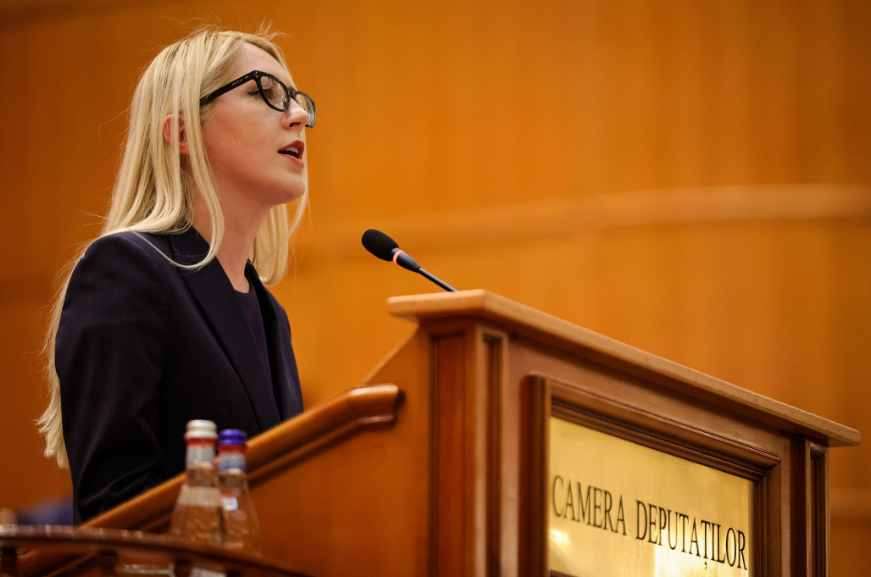 Oana Murariu (USR Cluj) a fost aleasă vicepreședintă a Camerei Deputaților | Foto: USR Cluj