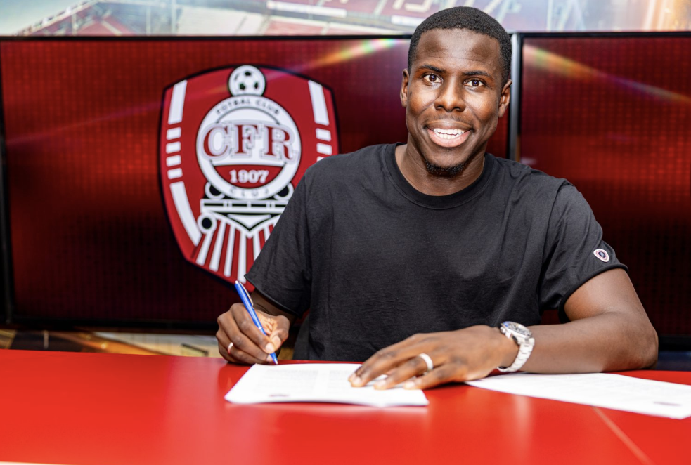 Kurt Zouma a semnat cu CFR Cluj | Foto: cfr1907.ro