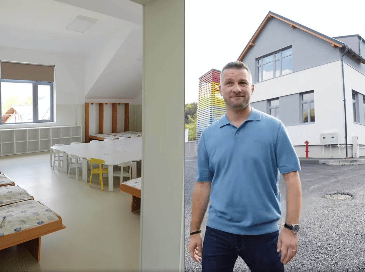 Luni, 8 septembrie va fi inaugurată o grădiniță în satul Tăuți din comuna Florești | Foto: Captură video Facebook, Bogdan Pivariu