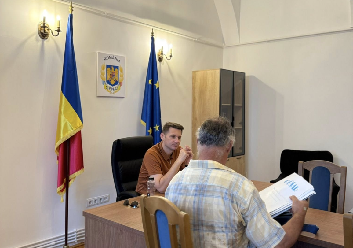 Clujenii, primți în audiență de Mircea Abrudean, președintele Senatului României | Foto: Facebook, Mircea Abrudean