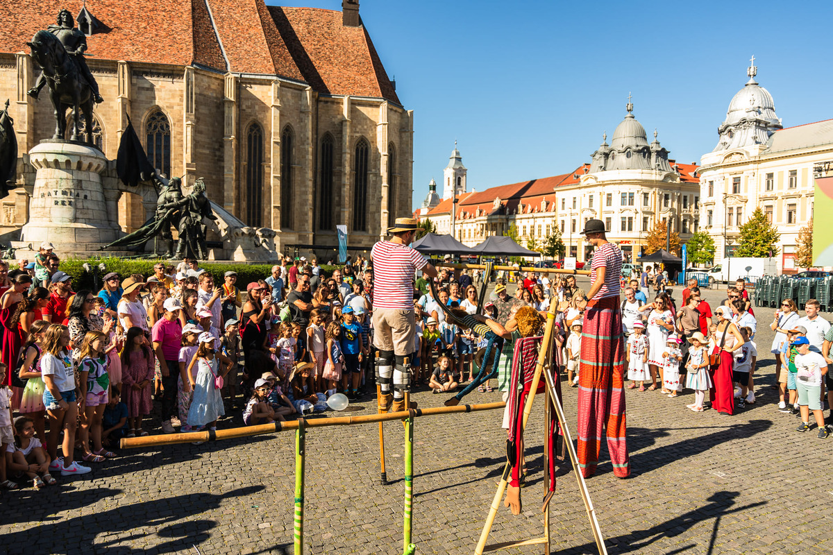 Sâmbătă este cea de-a doua zi a Festivalului Stradal WondePuck 9 la Cluj-Napoca | Foto: WonderPuck