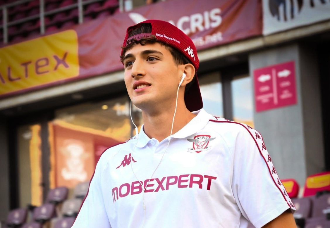 Omar El-Sawy a fost cumpărat de Rapid cu 400.000 de euro | Foto: FC Rapid 1923 Facebook