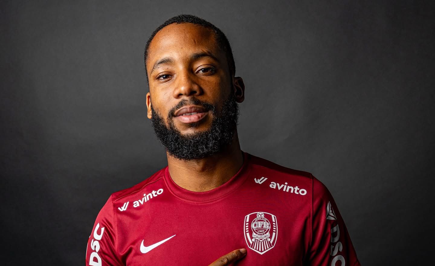 Marcus Coco a fost marți prezentat de CFR Cluj | Foto: CFR 1907 Cluj Facebook