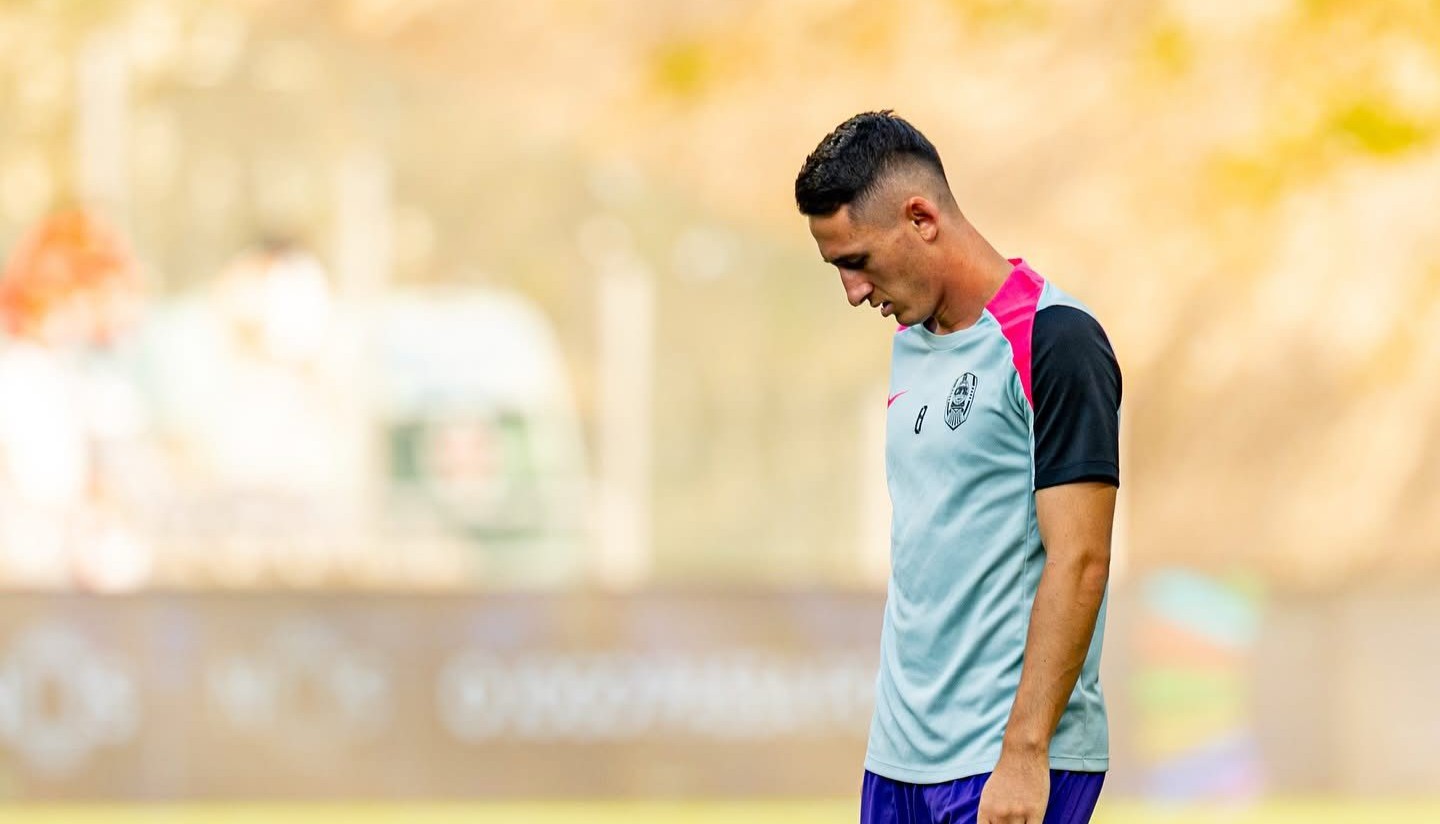 Alin Fică a fost fotbalist de bază pentru CFR în ultimele două sezoane | Foto: CFR 1907 Cluj Facebook