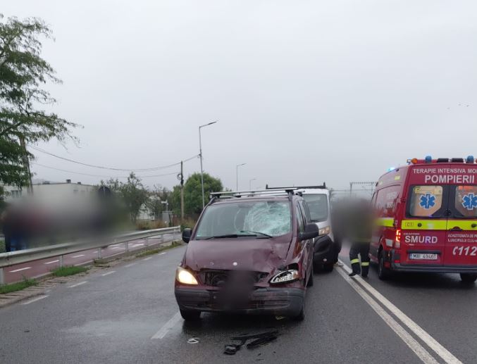 Grav accident rutier în Jucu: biciclist accidentat mortal în timp ce traversa strada regulamentar pe zebră|Foto: ISU Cluj