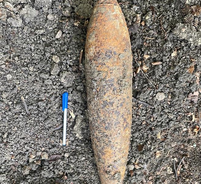 Bombe de aruncător și proiectil explozibil, descoperite în Cluj|Foto: ISU Cluj