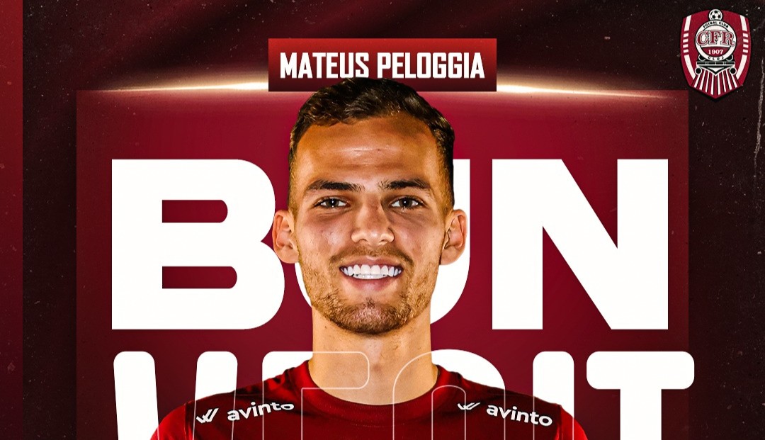Peloggia este noul transfer de la CFR | Foto: CFR 1907 Cluj Facebook