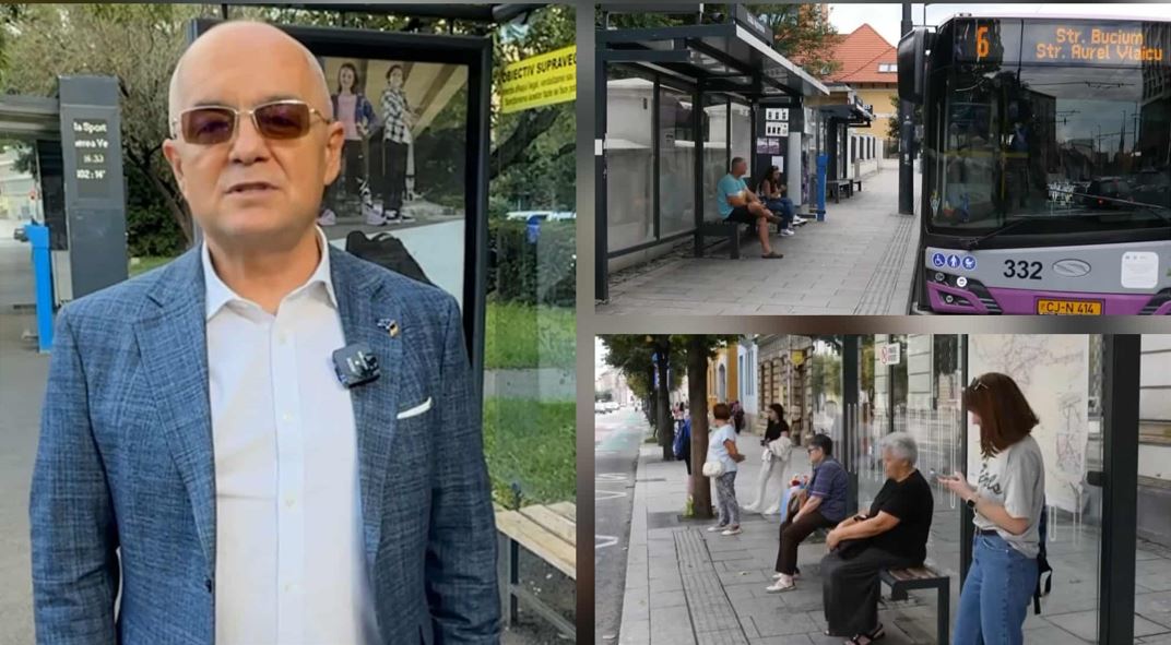 Stații moderne de transport în Cluj-Napoca. Emil Boc: „Contribuim împreună la un oraș verde și sustenabil”.|Foto: Emil Boc - Facebook