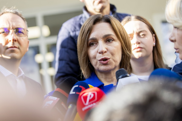 Maia Sandu acuză Rusia de presiune asupra procesului electoral  |Foto: DUMITRU DORU/ AGERPRES