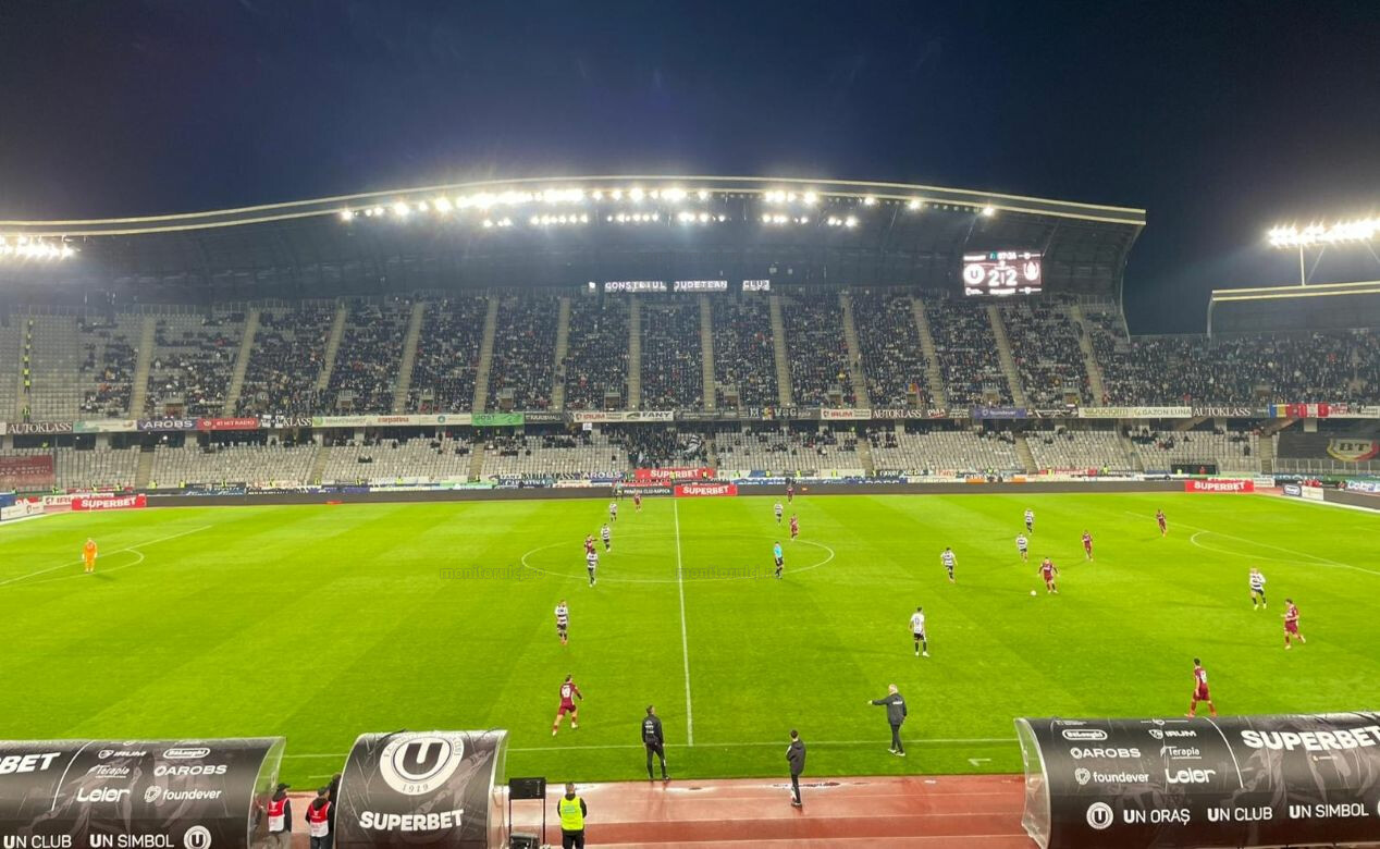 Derby-ul Clujului a fost ultimul meci din etapa a 11-a | Foto: Sergiu CRĂCIUN / monitorulcj.ro