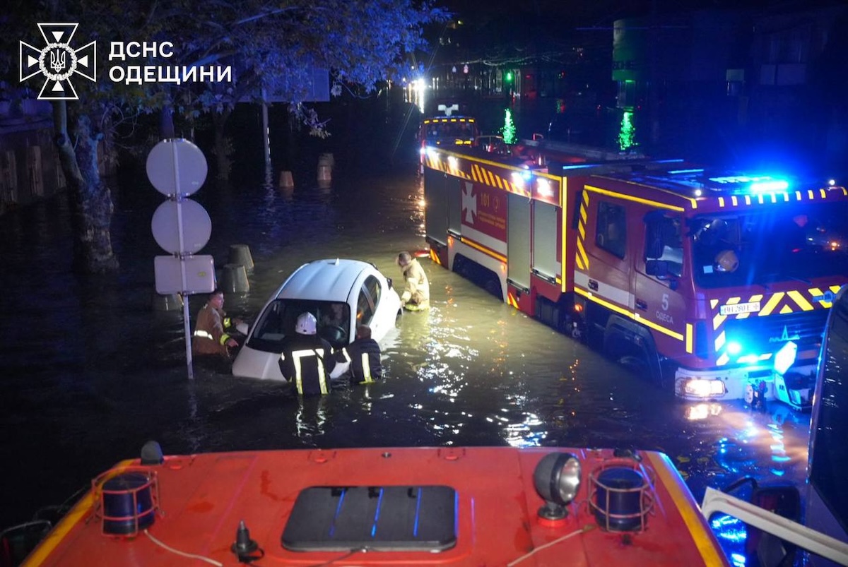 Cel puțin 9 oameni au murit în Odesa în urma inundațiilor | Foto: Facebook, ДСНС України (Serviciul de Stat pentru Situații Excepționale - Ucraina)