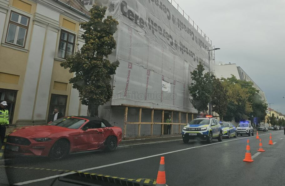Copilul de 12 ani spulberat de o mașină pe trotuar în centrul Clujului, operat de urgență. Prognosticul medicilor este rezervat.|Foto: monitorulcj.ro