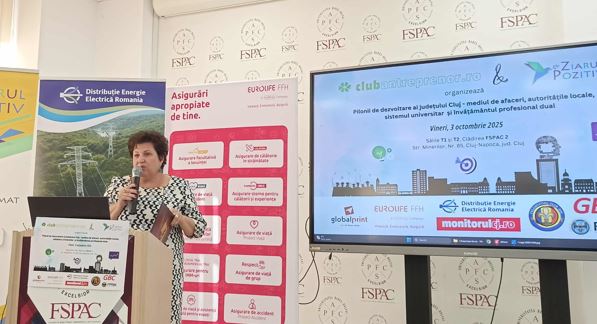 Marinela Marc, inspector școlar general ISJ Cluj: „Învățământul dual - răspunsul concret la nevoia de a forma tineri calificați integrați pe piața muncii”|Foto: monitorulcj.ro