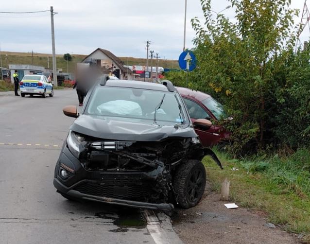Accident rutier grav în Turda. Cinci victime, transportate de urgență la spital.|Foto: ISU Cluj