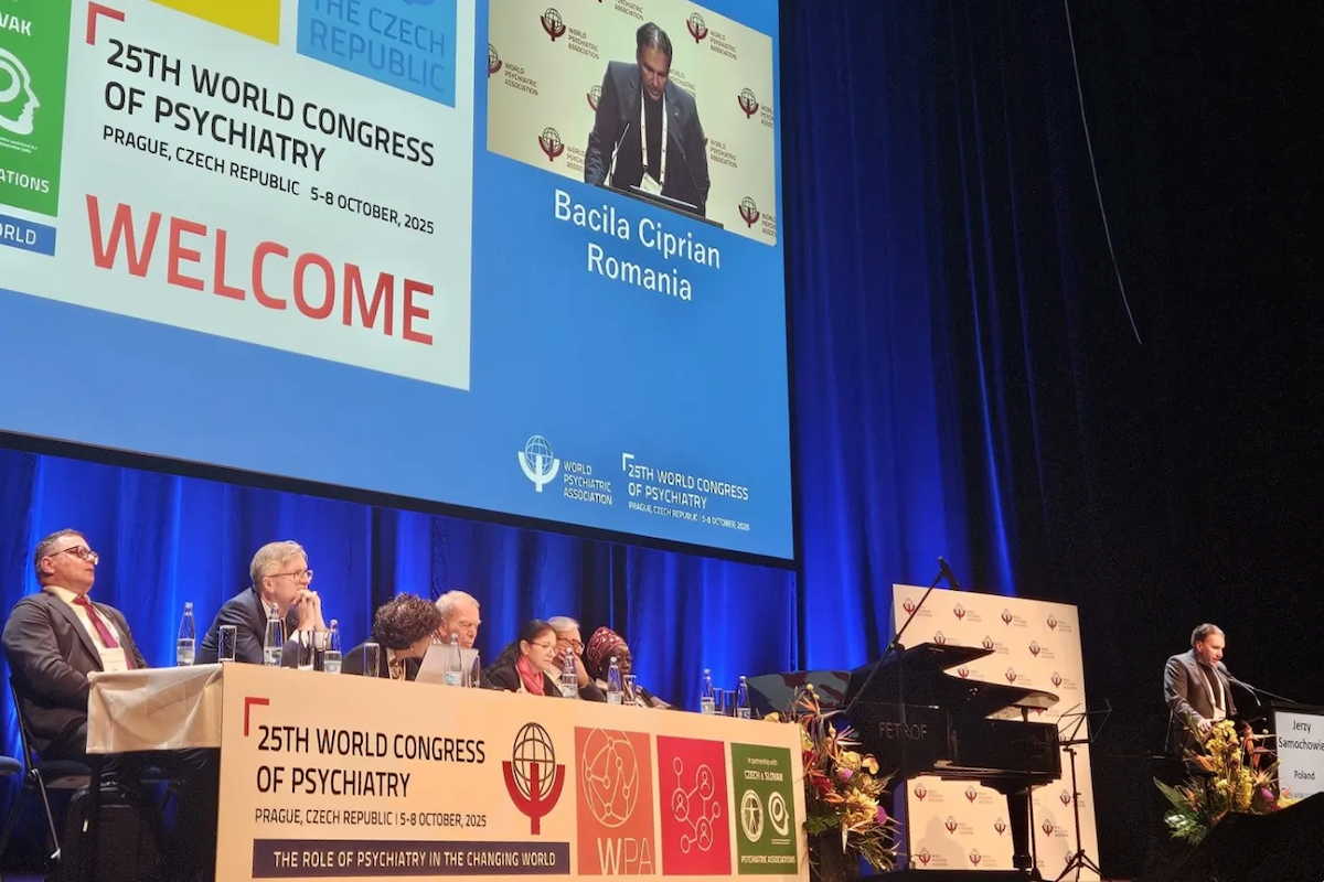 Medicul român Ciprian Băcilă, invitat la Congresul Mondial de Psihiatrie de la Praga | Foto: arhivă personală dr. Ciprian Băcilă