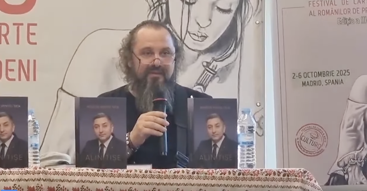 Consacratul scriitor Adrian Suciu a prezentat cartea „Poveste pentru tata”, scrisă de președintele CJ Cluj, Alin Tișe |Foto: Captură video Facebook, Alin Tișe