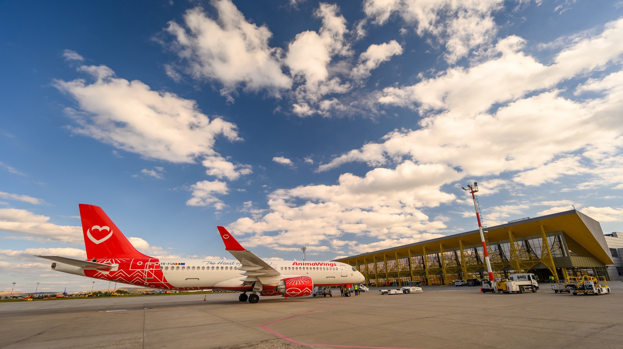 AnimaWings deschide o nouă rută de pe Aeroportul Internaţional „Avram Iancu” Cluj | Foto: Facebook, Aeroportul Internațional Avram Iancu Cluj