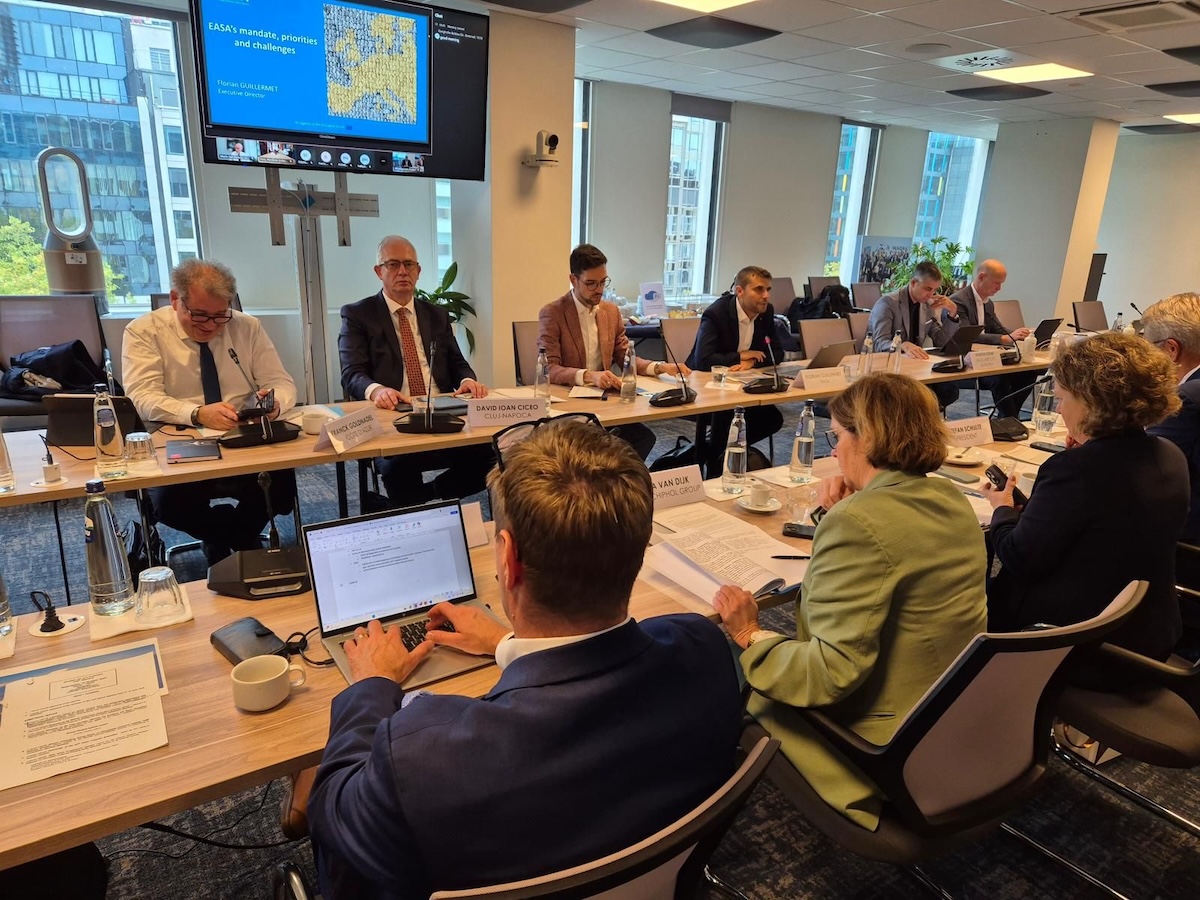 Directorul Aeroportului Cluj, David Ciceo, a participat la cea de-a 145-a ședință a Board-ului ACI Europe | Foto: Aeroportul Internațional Cluj