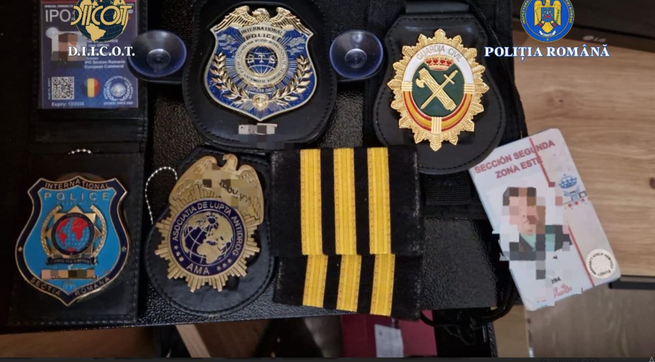 Fals căpitan SRI, care recruta mercenari și foști militari pentru misiuni „secrete”, prins de procurorii DIICOT|Foto: DIICOT