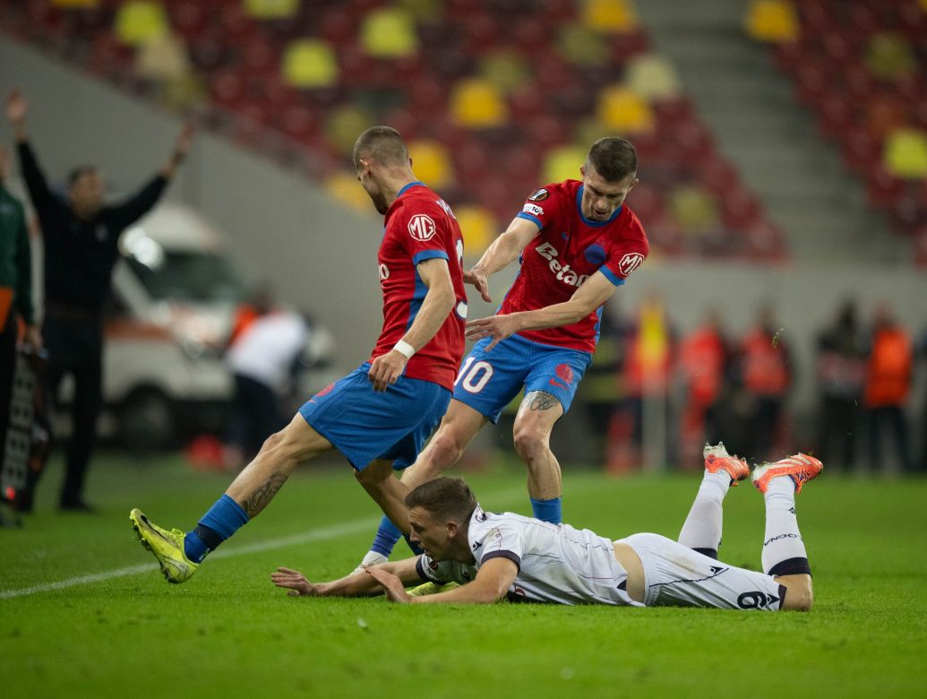 Daniel Bîrligea, marcatorul golului pentru FCSB | Foto: FCSB Facebook