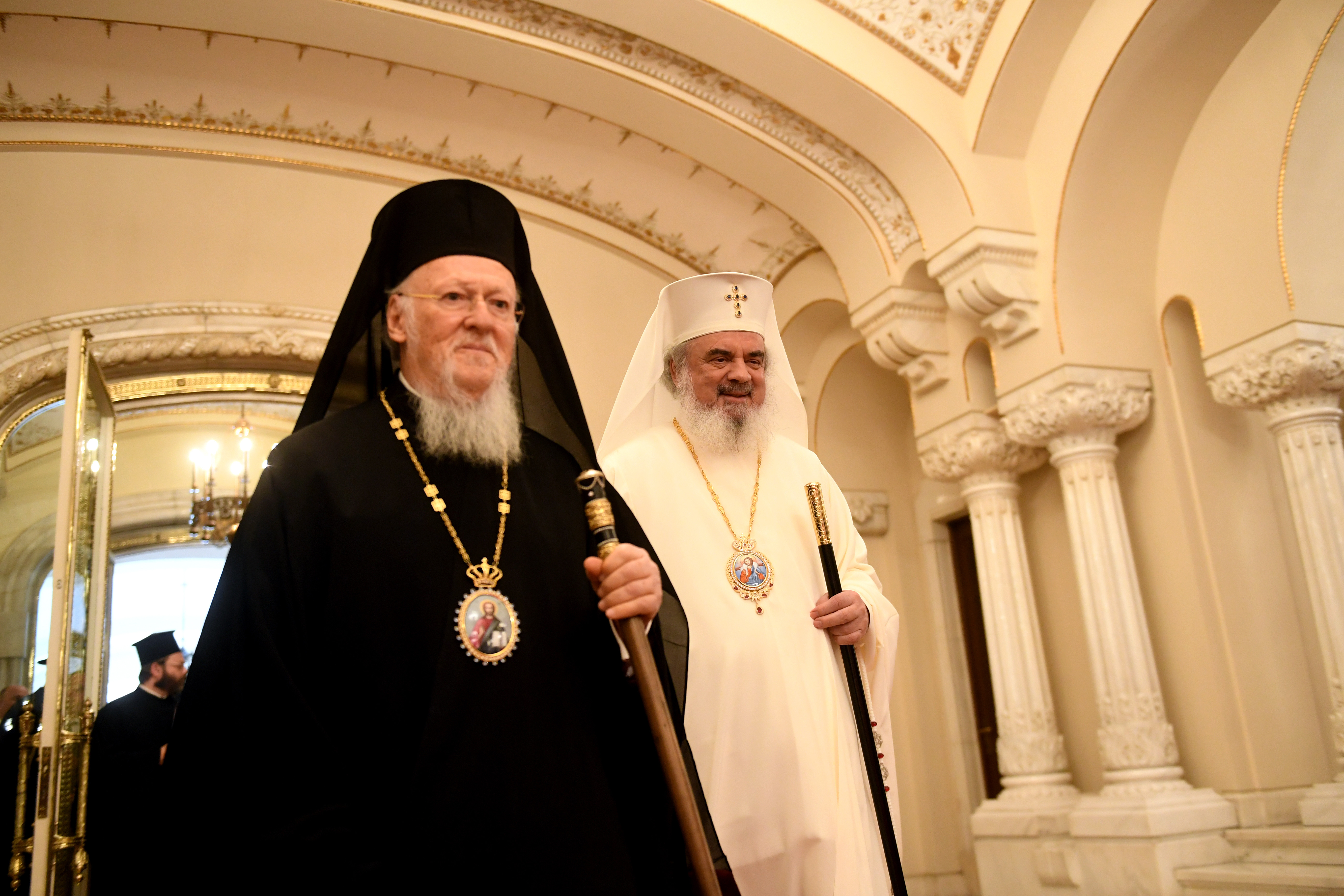 Patriarhul Ecumenic Bartolomeu I, prezent la București pentru sfințirea Catedralei Naționale|Foto: CRISTIAN NISTOR / AGERPRES FOTO