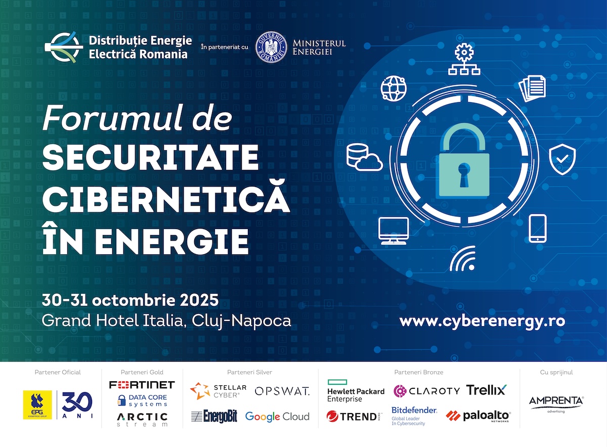 Forumul de Securitate Cibernetică în Energie va avea loc la Cluj-Napoca, în perioada 30-31 octombrie 2025 | Foto: cyberenergy.ro