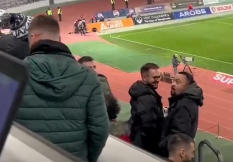 Atmosfera tensionată de pe stadion, după meciul pierdut de „U” în fața FCSB, s-a mutat și în tribune | Foto:  monitorulcj.ro