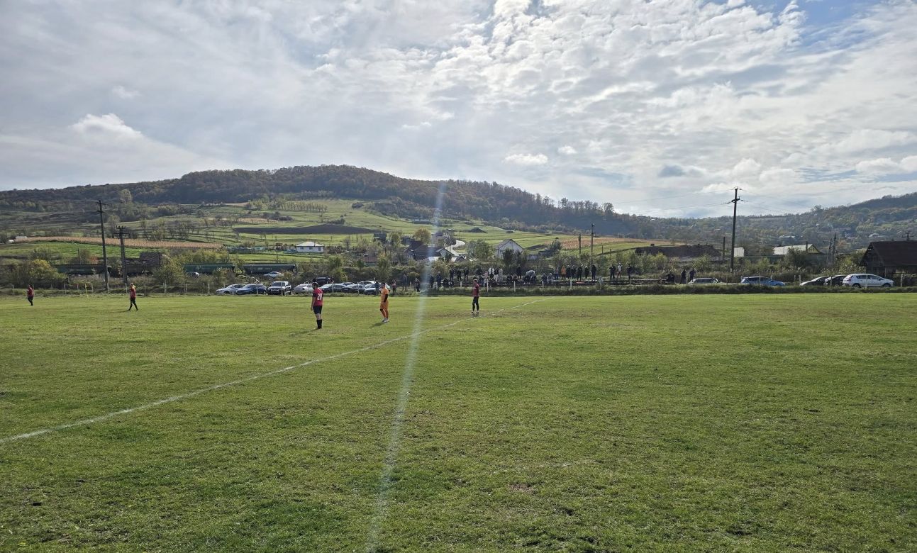 Meciul s-a disputat până în minutul 70 | Foto: Minerul Ocna Dej Facebook