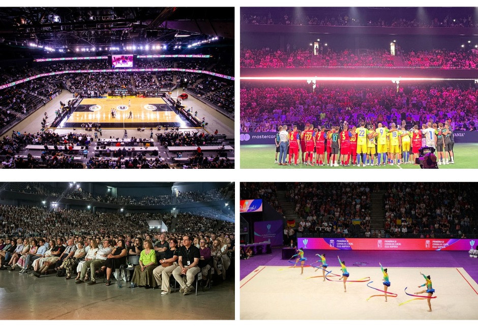 BT Arena a găzduit atât eveniemente sportive, cât și culturale
