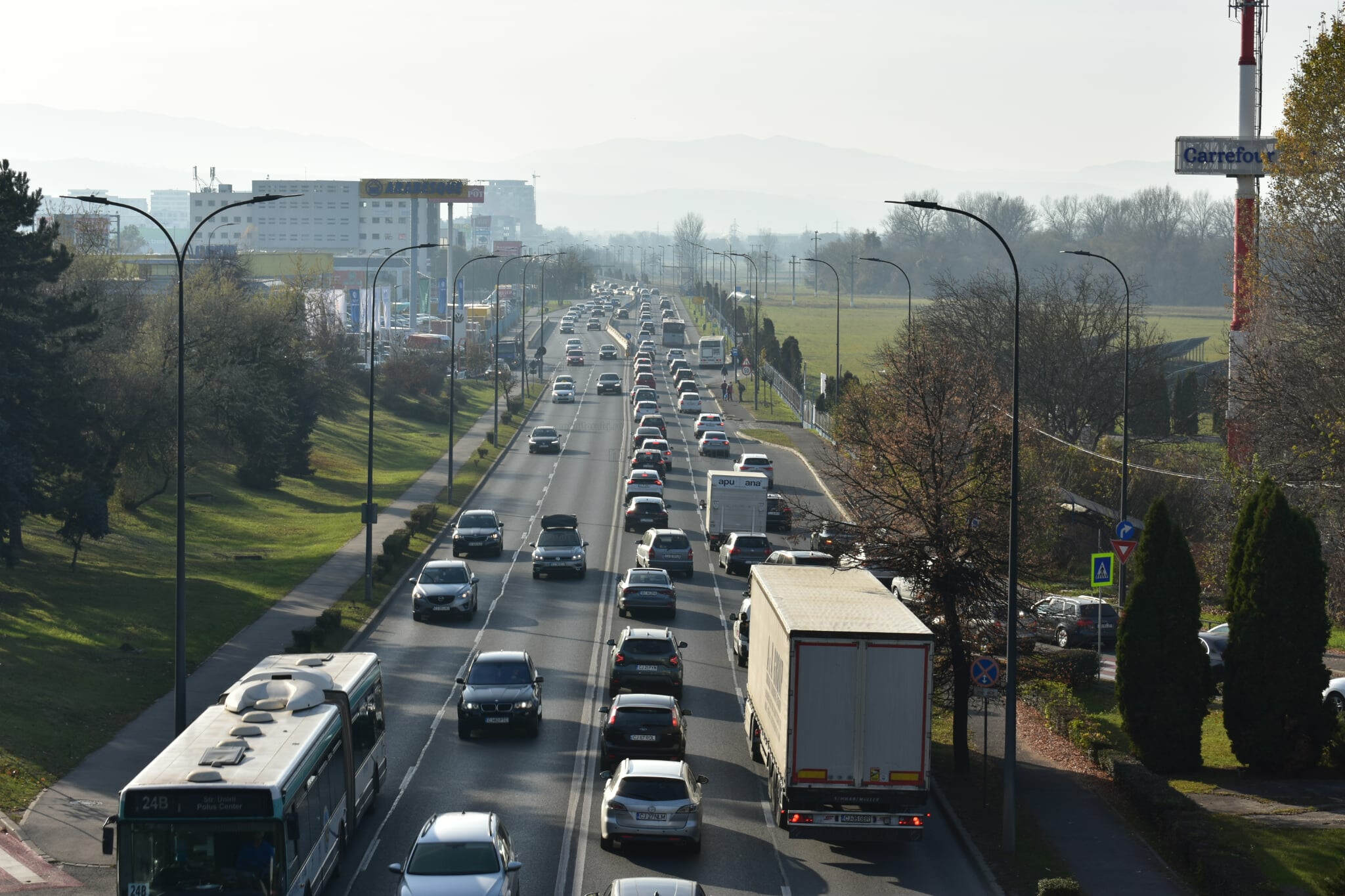 Drumul dintre Cluj-Napoca și Florești, cel mai aglomerat din România | Foto: monitorulcj.ro