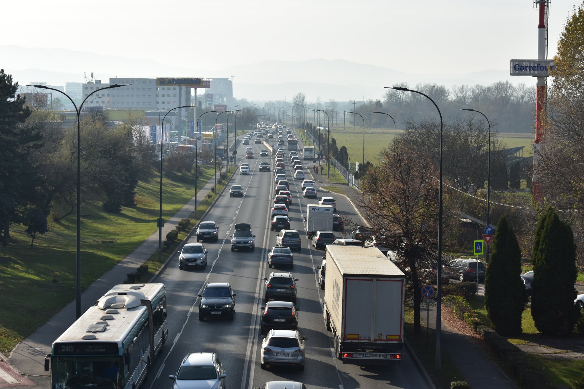 Drumul dintre Cluj-Napoca și Florești, cel mai aglomerat din România | Foto: monitorulcj.ro