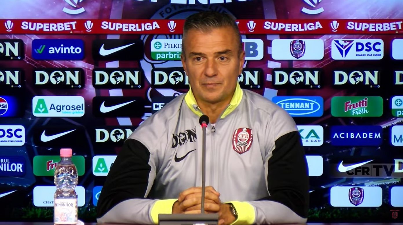 Daniel Pancu, noul antrenor de la CFR / Foto: captură YouTube CFR 1907 Cluj Facebook