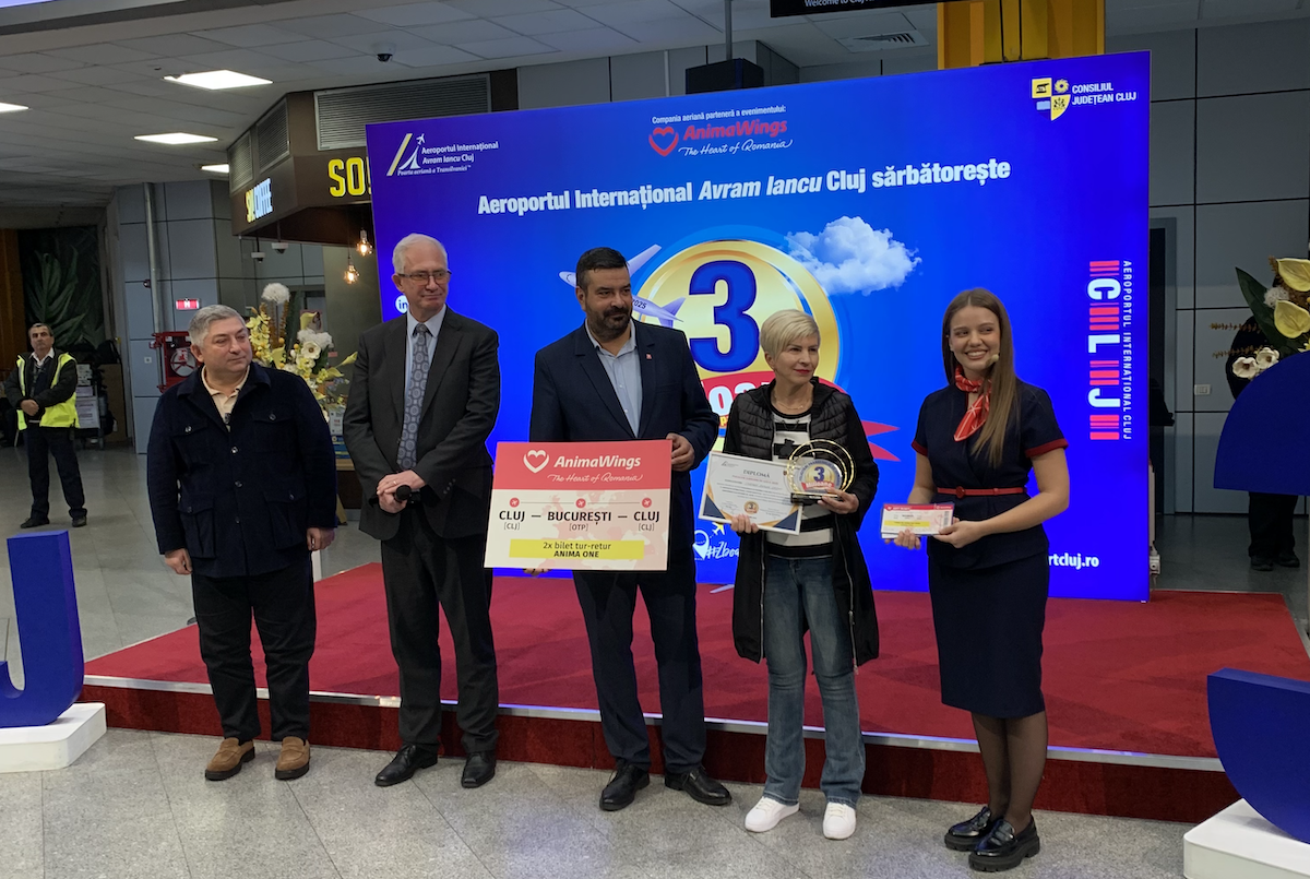 Aeroportul Internațional Cluj a atins pentru al treilea an la rând borna de 3 milioane de pasageri într-un an | Foto: Sergiu Tămaș, monitorulcj.ro