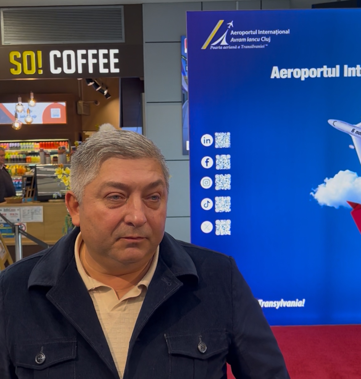 Președintele CJ Cluj, Alin Tișe, vede cu ochi buni o posibilă plafonare a prețului pentru apă în aeroporturi, gări și benzinării | Foto: Sergiu Tămaș, monitorulcj.ro