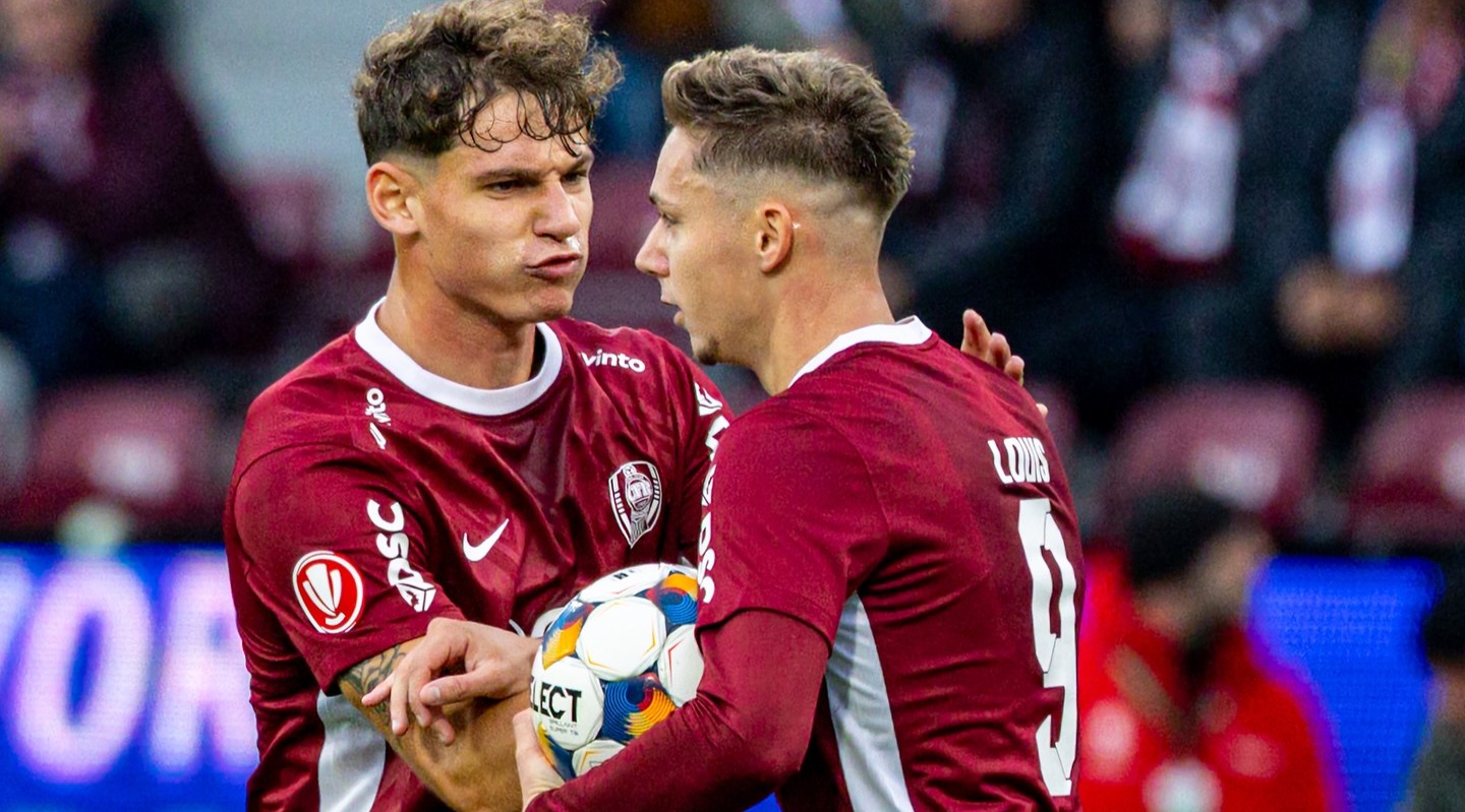 Louis Munteanu a ieșit golgheter în sezonul trecut / Foto: CFR 1907 Cluj Facebook