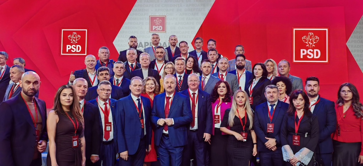 Echipa PSD Cluj, la congresul Partridului Social Democrat, vineri, 7 noiembrie 2025 | Foto: Facebook, Remus Lăpușan